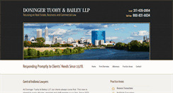 Desktop Screenshot of dtblegal.com